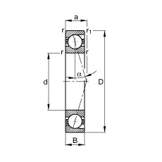 Bantalan B71936-C-T-P4S FAG