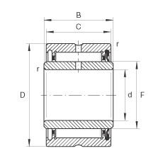 Bantalan NA4904-RSR INA