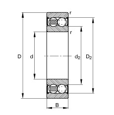 Bantalan 2307-2RS-TVH FAG