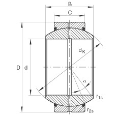 Bantalan GE140-FO-2RS INA