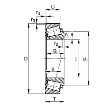 Bantalan 32212-A FAG