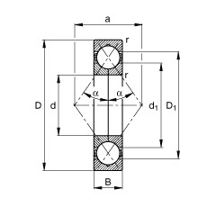 Bantalan QJ217-MPA FAG