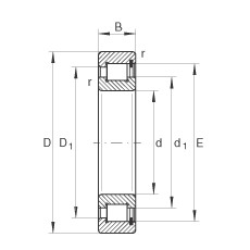 Bantalan SL182210 INA