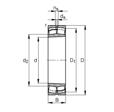 Bantalan 24184-B-K30 FAG