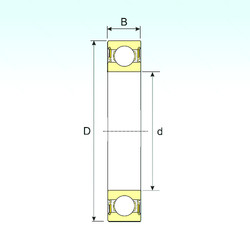 Bantalan 61801-2RS ISB