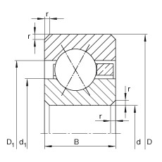 Bantalan CSXA030 INA