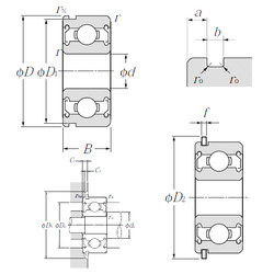 Bantalan SC850ZZNR NTN