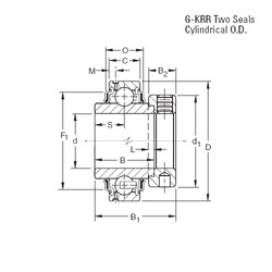 Bantalan G1106KRR Timken