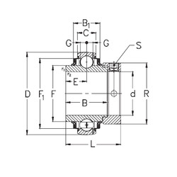 Bantalan GE70-KRRB NKE