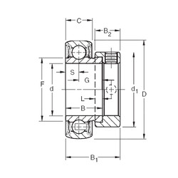 Bantalan RAL012NPPB Timken