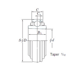 Bantalan UK310L3 KOYO