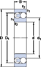 Bantalan 2218 SKF