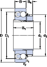 Bantalan 2219 K + H 319 SKF