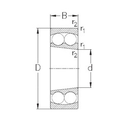 Bantalan 2209-K NKE