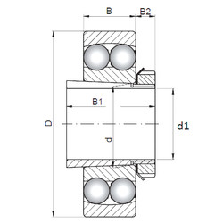 Bantalan 2210K-2RS+H310 CX