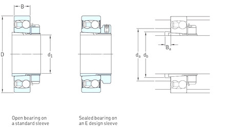 Bantalan 2220K+H320 SKF