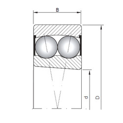 Bantalan 2205K-2RS ISO