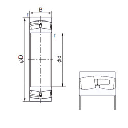 Bantalan 23080E NACHI