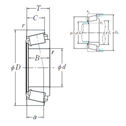 Bantalan M231649/M231610 NSK