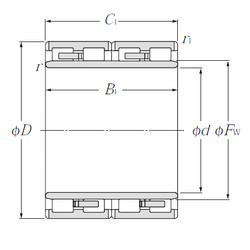 Bantalan 4R2437 NTN