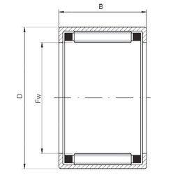 Bantalan HK1710 ISO