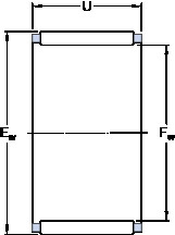 Bantalan K 110x118x30 SKF