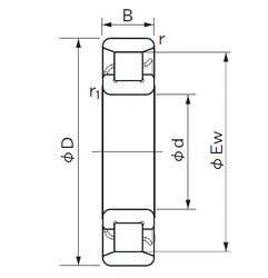 Bantalan N 340 NACHI