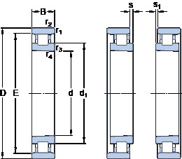 Bantalan N 1021 KTNHA/HC5SP SKF