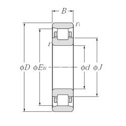 Bantalan N2219 NTN