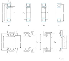 Bantalan NJ238ECML SKF