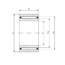 Bantalan NAO9x22x12 ISO