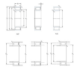 Bantalan NCF2230V SKF