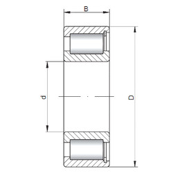 Bantalan NCF2204 V CX