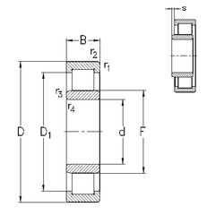 Bantalan NU340-E-M6 NKE