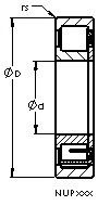 Bantalan NUP344 M AST