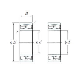 Bantalan 24132RHK30 KOYO