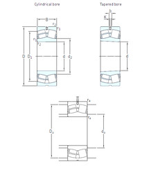 Bantalan 24022CC/W33 SKF