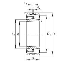 Bantalan 24044-E1-K30 FAG