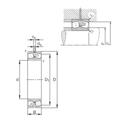 Bantalan 241/530-E1A-MB1 FAG