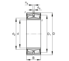 Bantalan 24136-E1-2VSR FAG