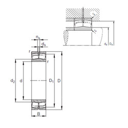 Bantalan 24176-E1 FAG