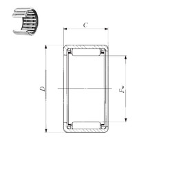 Bantalan BHA 1416 Z IKO