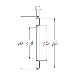 Bantalan AXK1118 NTN