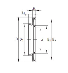 Bantalan AXW45 INA