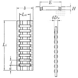 Bantalan BF7035/1000 NTN