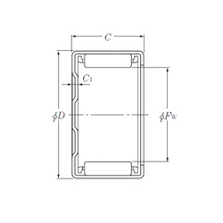 Bantalan BK4016 NTN