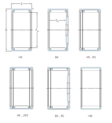 Bantalan HK2818RS SKF