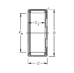 Bantalan BK1522 Timken