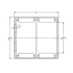 Bantalan BK1622ZWD NTN