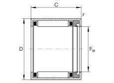 Bantalan HK2214-RS INA